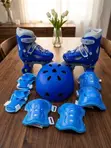 Kids 4-Wheel Quad Roller Skate & Protective Gear Set - 2