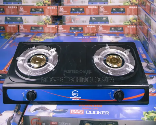 Eurochef Stainless Steel 2-Burner Gas Cooker - 1