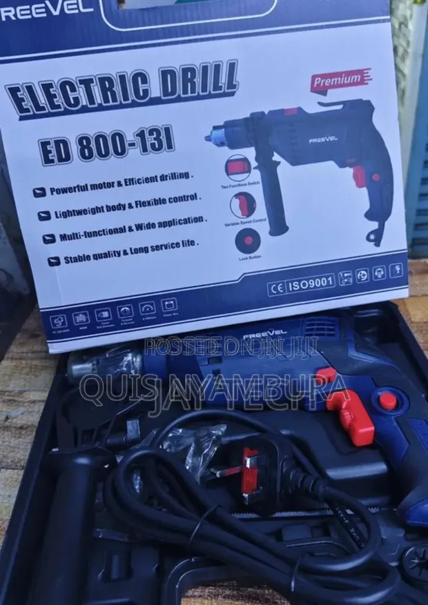 800W Freevel Electric Hammer Drill - 1