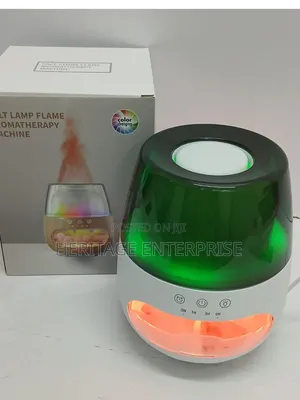 Salt Lamp Flame Humidifier with Remote