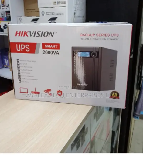 Hikvision 2KVA UPS - Ideal for CCTV & Computers - 1