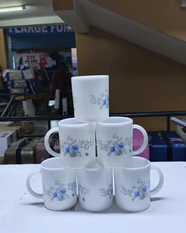 6-Piece Breakfast Cups Set - White - 1