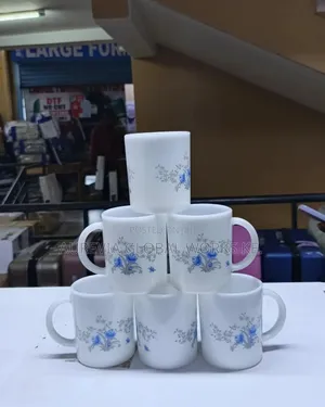 6-Piece Breakfast Cups Set - White