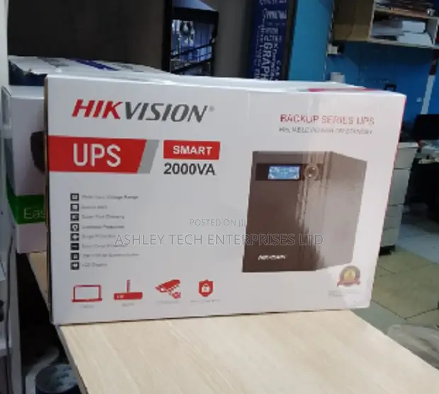 Hikvision 2KVA UPS - Heavy Duty Power Backup - 1