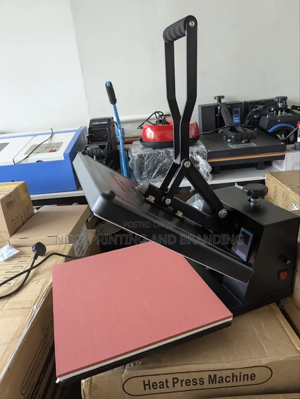 Professional Semi-Automatic A3 Flatbed Heat Press Machine - 1