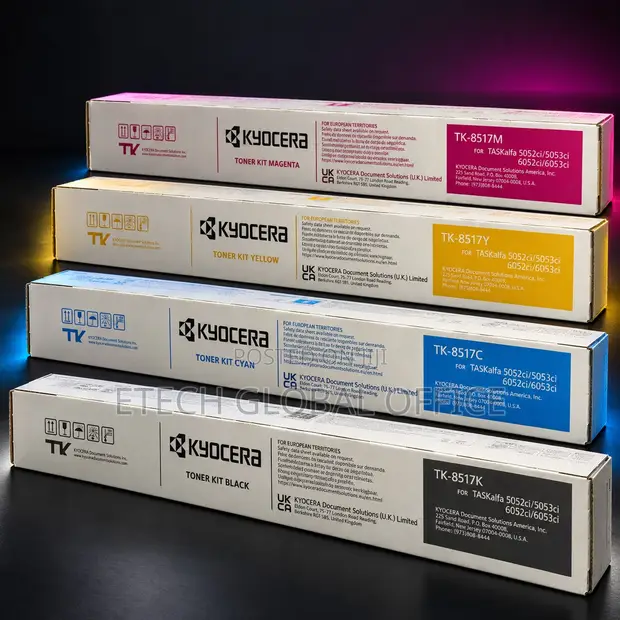 Kyocera TK-8517 Cyan Toner Cartridge - 1