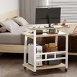 Executive Study Table with Wheels - 1