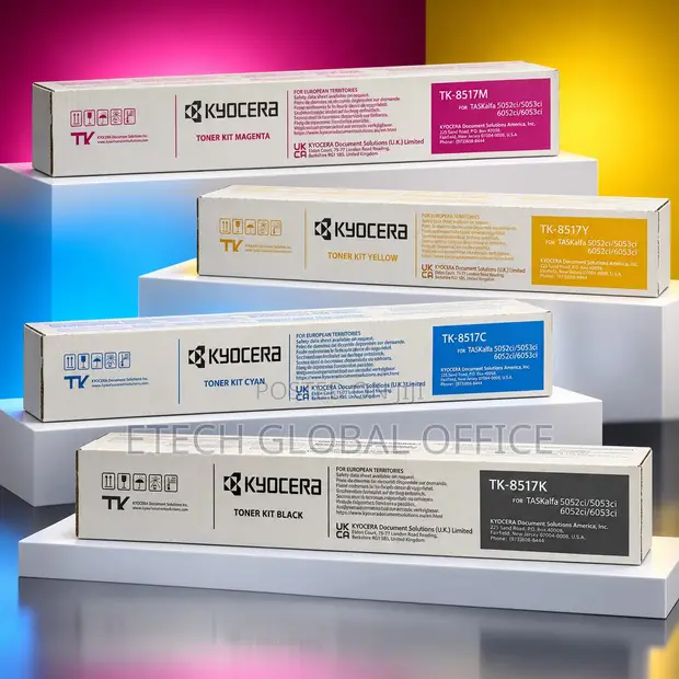 Kyocera TK-8517 Yellow Toner Cartridge - 1