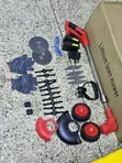 48V Cordless Brushcutter yenye Miguu ya Trolley na Betri 2 - 3