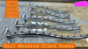 Chrome-Plated Waterfall Display Arms (Mifuko 7-12)