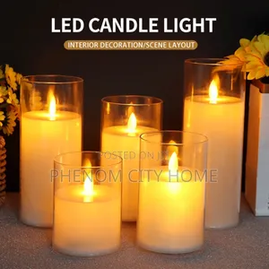 LED Flameless Pillar Candles (5-in-1 Set)