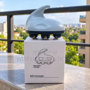 7-Head Metal Ball Massager - Scalp & Body