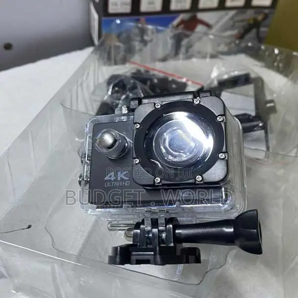 4K Sports Action Camera yenye WiFi na Waterproof Case - 1