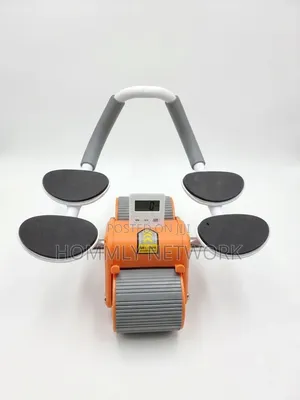 Ab Roller Wheel with Autorebound and Elbow Support