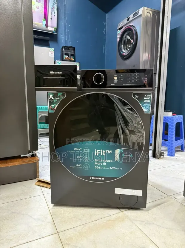 Hisense Mashine ya Kufulia ya Kuosha na Kukausha 12/8kg - 1