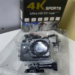 Kamera ya Michezo ya 4K Isiyo na Maji na Skrini ya LCD ya 2.0" na Lenzi ya 170°