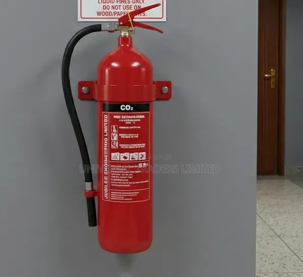 5KG CO2 Fire Extinguisher Cylinder with Hose & Horn - 1