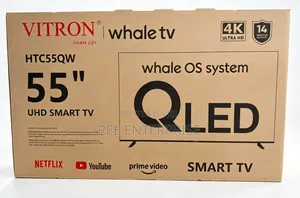 Vitron 55" Smart QLED Whale OS UHD 4K TV