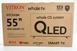Vitron 55" Smart QLED Whale OS UHD 4K TV - 1