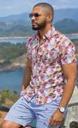 Men's Flowered Casual Shirt - 2