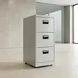 3-Drawer Gym/Office Locker Cabinet - 1
