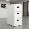3-Drawer Gym/Office Locker Cabinet - 3