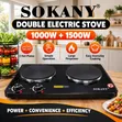Sokany Double Electric Stove - 2