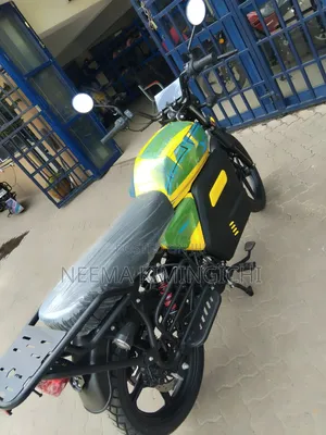 New 2025 Electric Motorcycle Yellow