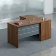 Modern Curved Computer/Study Desk - 1.4m - 2