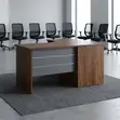 Modern Curved Computer/Study Desk - 1.4m - 4