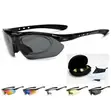 5-in-1 Interchangeable Lenses Sport Cycling Glasses with Myopia Frame - 1
