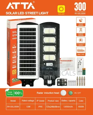 300W Solar LED Street Light