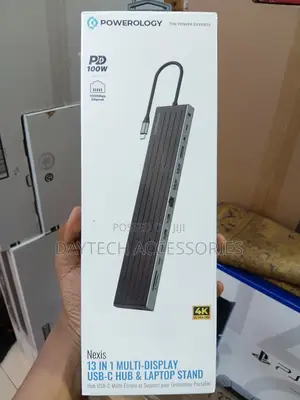 Powerology Nexis 13-in-1 USB-C Hub Docking Station