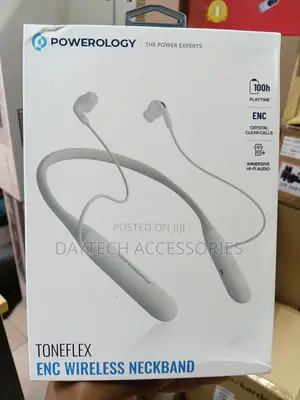 Powerology Toneflex ENC Wireless Neckband Earphones