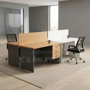 2-Person Shared Custom Workstation