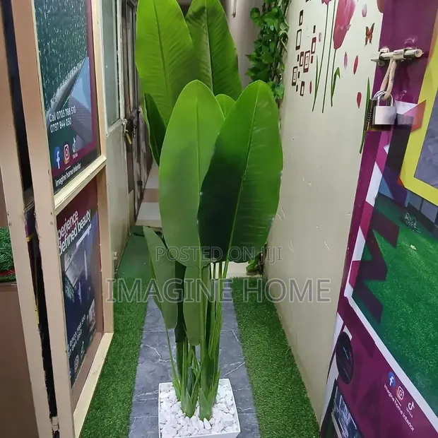 Mmea Bandia Mrefu wa Kijani (1.6m) - 1