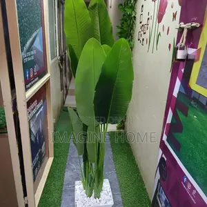 Mmea Bandia Mrefu wa Kijani (1.6m)