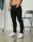 4F Slim Fit Black Jeans for Men - 3