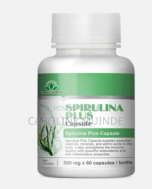 Spirulina Plus Capsules - Green World - 1