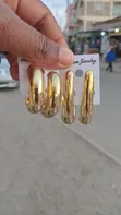 Gold & Silver Earrings - 3