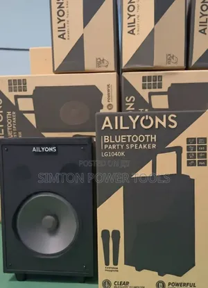 Ailyons LG1040K Bluetooth Party Speaker with 2 Mics