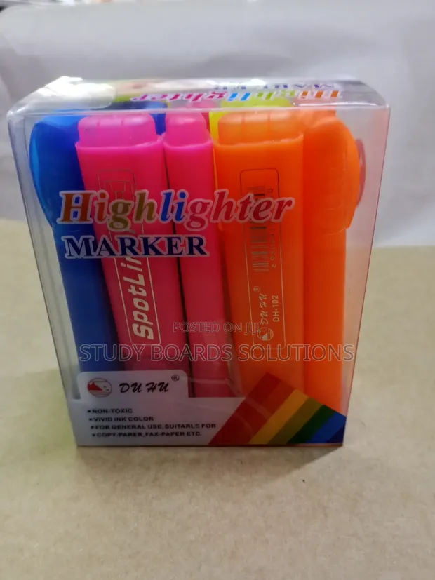 Book Highlighter Markers (10 Pack) - 1