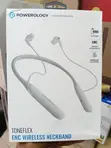 Powerology Toneflex ENC Wireless Bluetooth Neckband Earphones - Nyeupe - 2