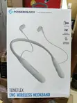 Powerology Toneflex ENC Wireless Bluetooth Neckband Earphones - Nyeupe - 3