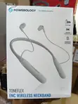 Powerology Toneflex ENC Wireless Bluetooth Neckband Earphones - Nyeupe - 4