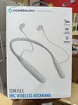 Powerology Toneflex ENC Wireless Bluetooth Neckband Earphones - Nyeupe - 5