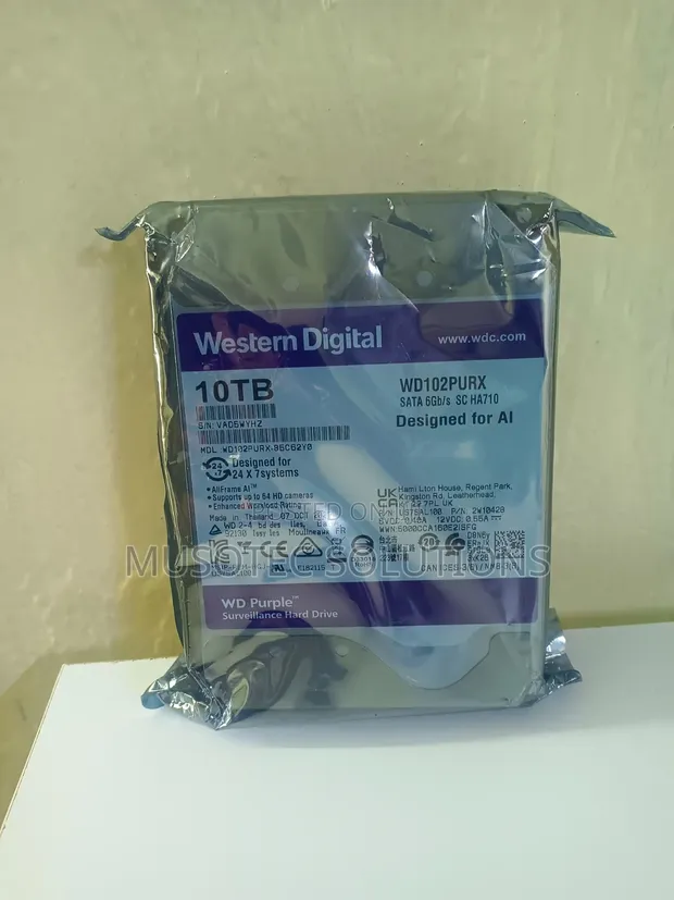 10TB WD CCTV Surveillance Hard Drive - 1