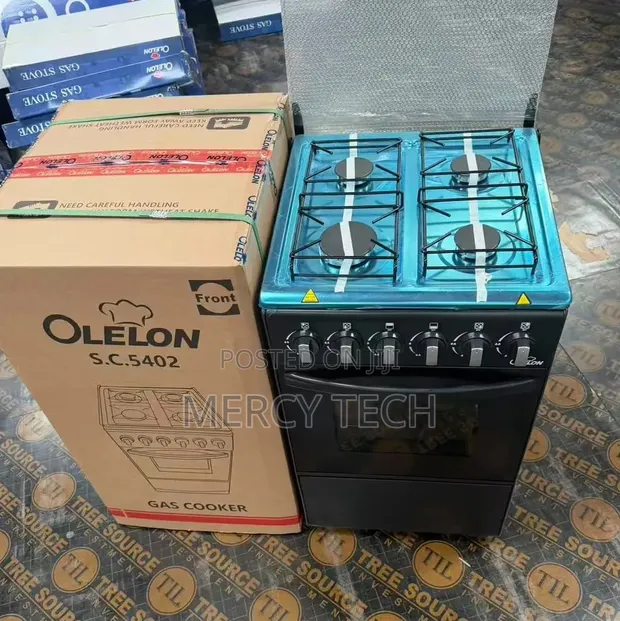 Jiko la Gesi la Olelon la Kusimama 50x55cm na Oven - 1