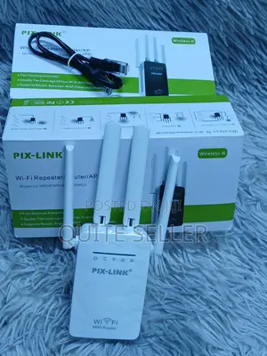 PIX-LINK WiFi Signal Repeater - Long-Range Wireless Router