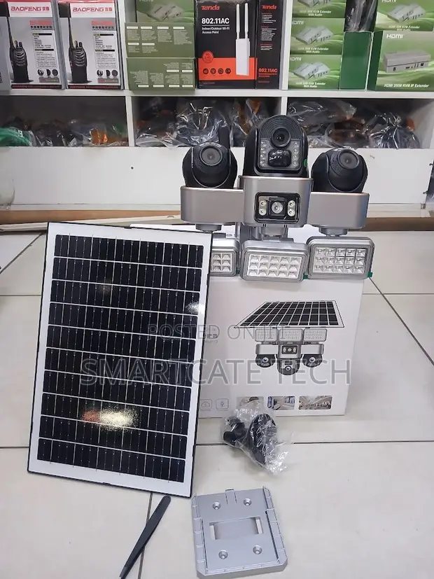 VTS 30 Solar PTZ Security Camera - 4G, Floodlights - 1